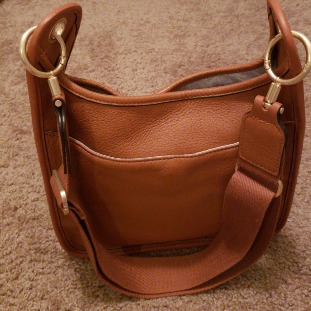 ELLEN DEGENERES GENUINE LEATHER SHOULDER BAG - Picture 2 of 5